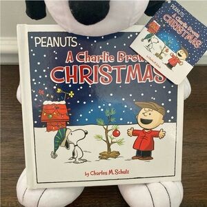Kohl’s Cares Snoopy Plush & A Charlie Brown Christmas Book NEW Peanuts Holiday